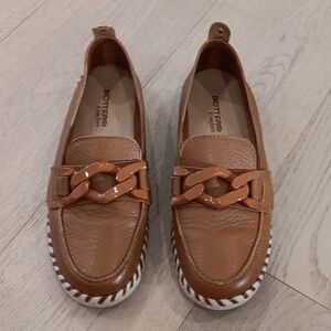 BOTTERO Spain Leather Loafers Size 39